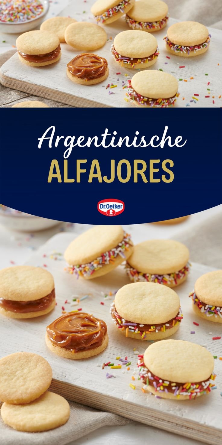 Alfajores Rezept deutsch I Weihnachtsplätzchen Rezept für die Weihnachtsbäckerei