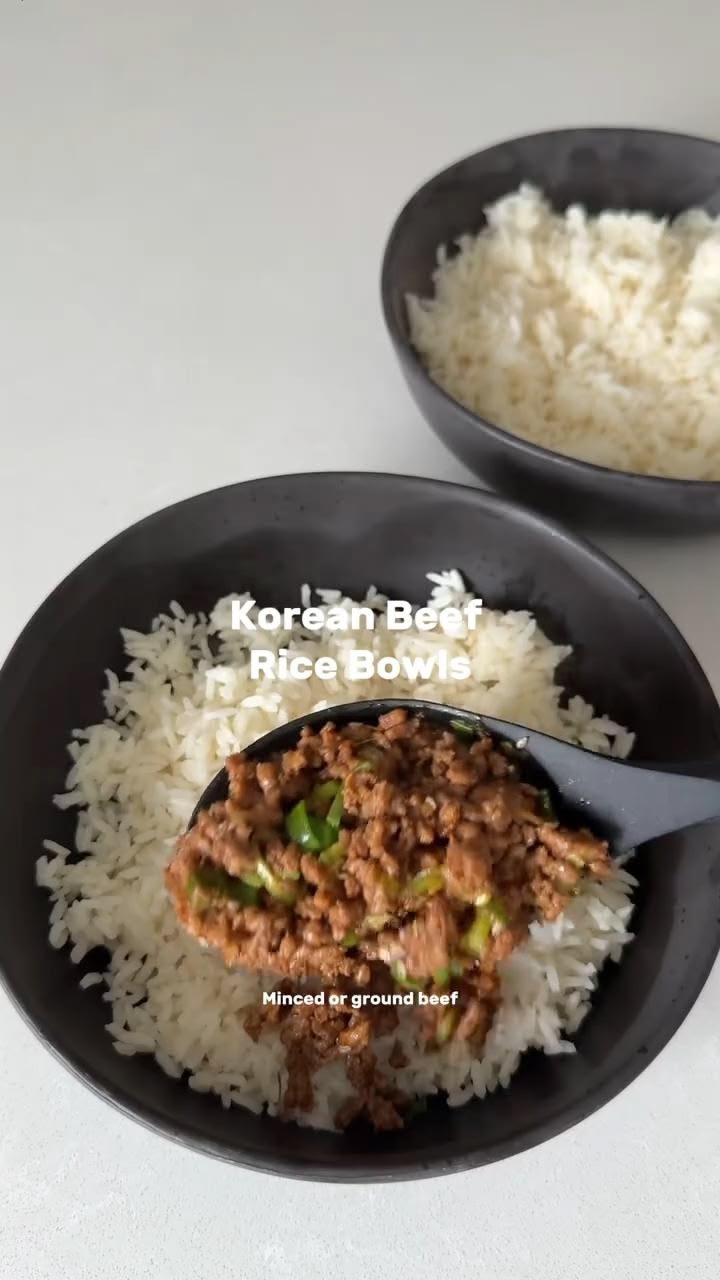 Korean Beef Rice Bowls