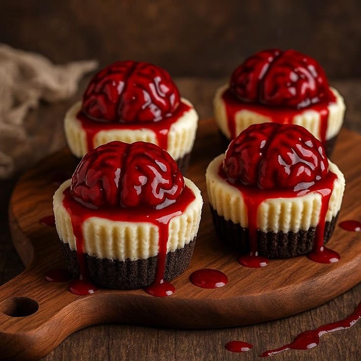 Zombie Brain Cheesecake Bites Recipe: No-bake Halloween Dessert (PDF Download - Etsy