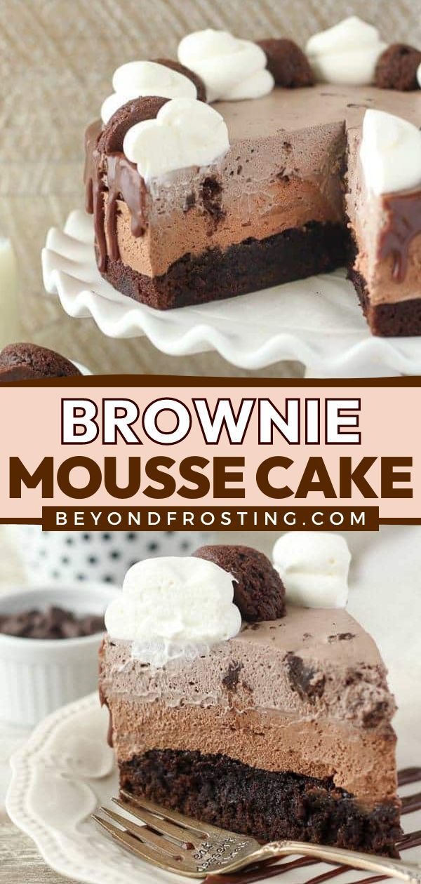 Triple Chocolate Mousse Cake