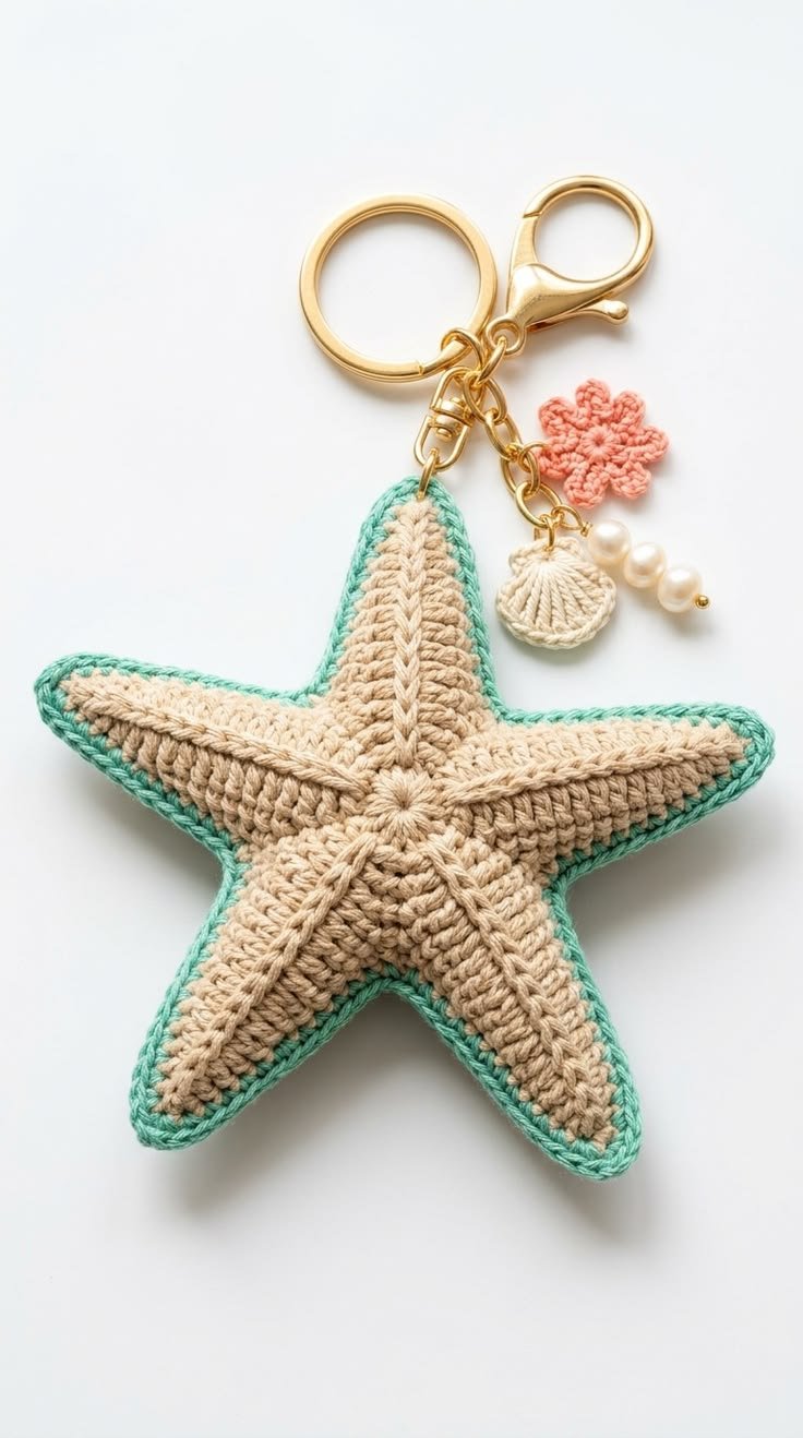 Crochet Starfish Accessories