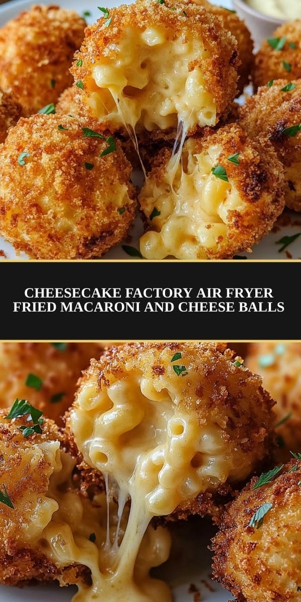 Air Fryer Fried Macaroni and Cheese Balls