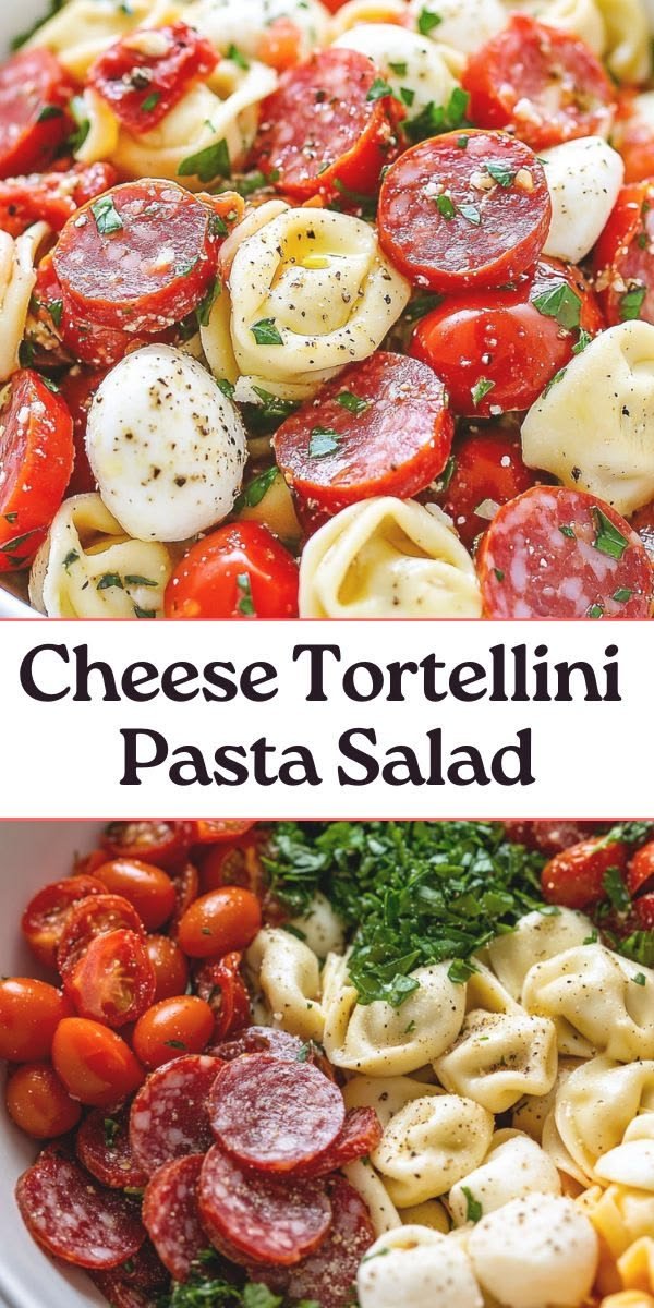 Cheese Tortellini Pasta Salad