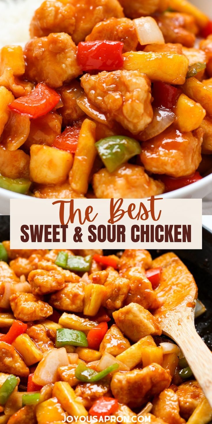 The BEST Sweet and Sour Chicken