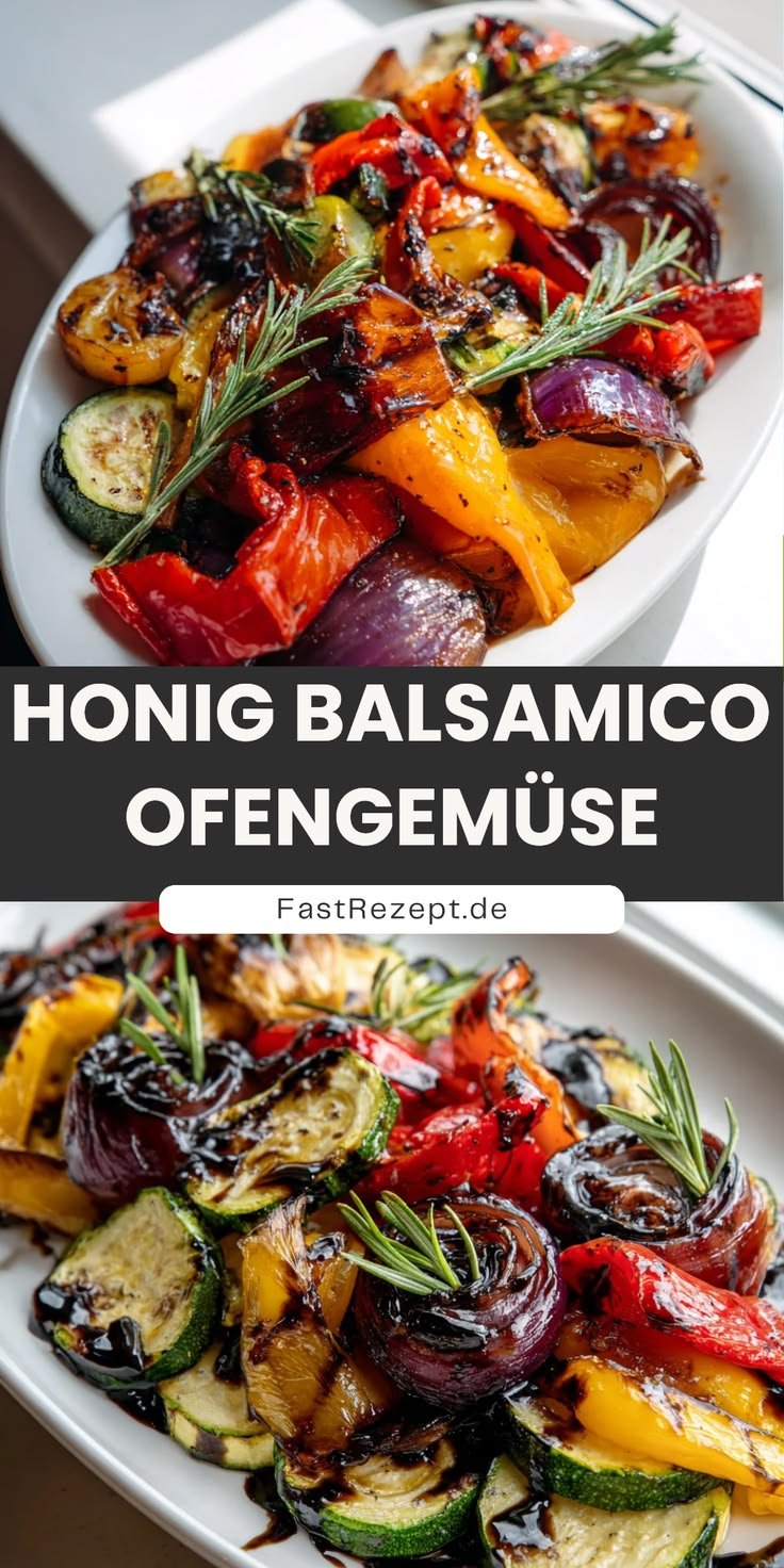 Dein Honig-Balsamico Ofengemüse Ist Süß-Sauer