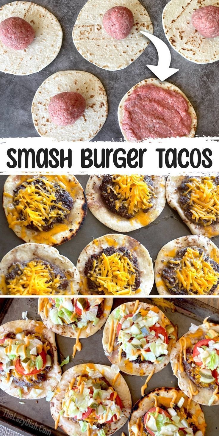 Smash Burger Tacos