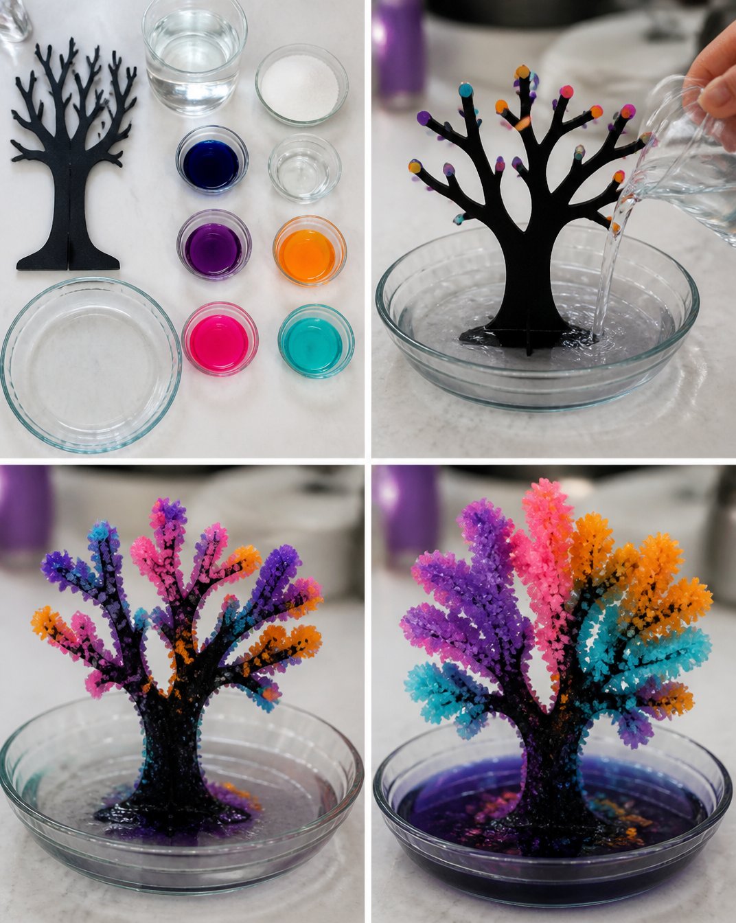 Rainbow Crystal Haunted Tree