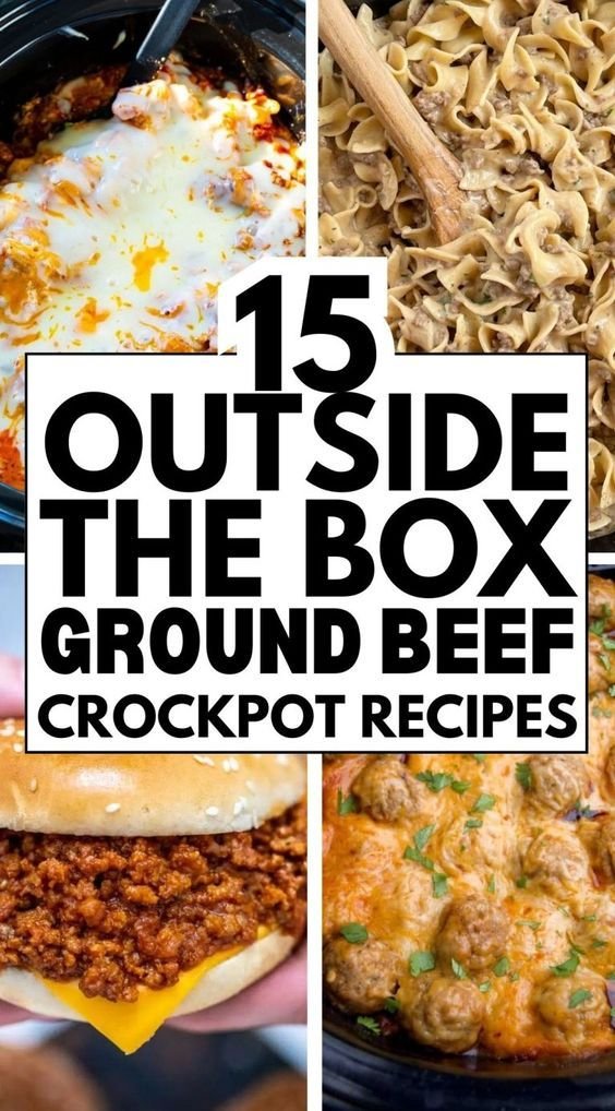 Slow Cooker Ground Beef Recipes