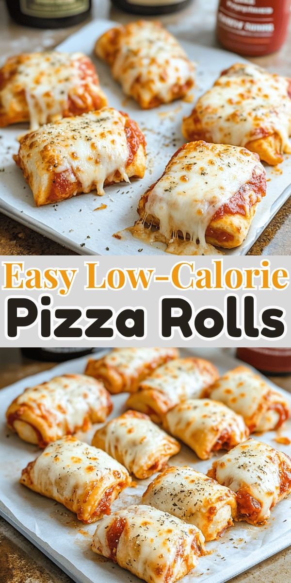 Easy Low-Calorie Pizza Rolls