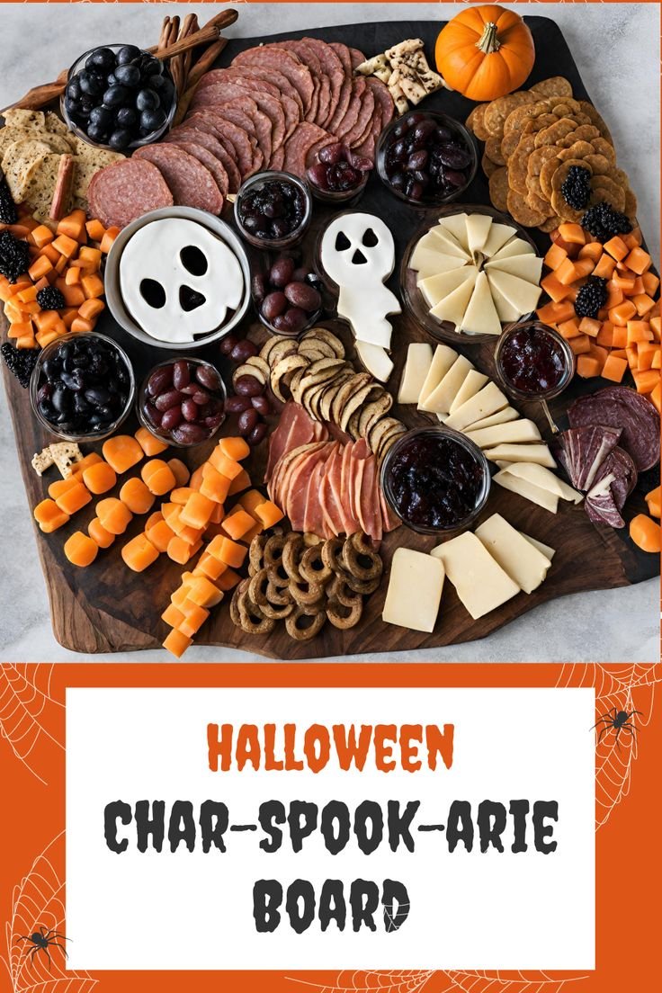 Halloween Char-Spook-Arie Board- Spooky DIY Cheese Board