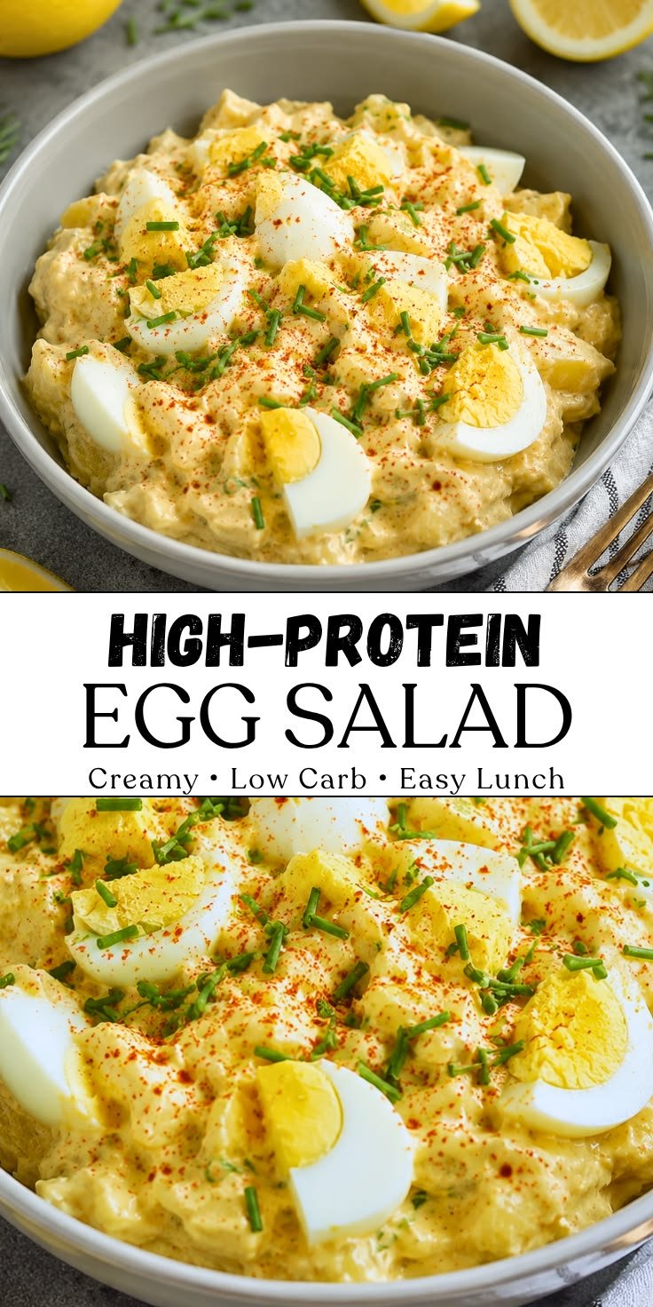 Creamy High-Protein Egg Salad with Greek Yogurt