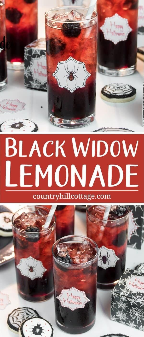 Black Widow Lemonade: A Spooky Halloween Drink
