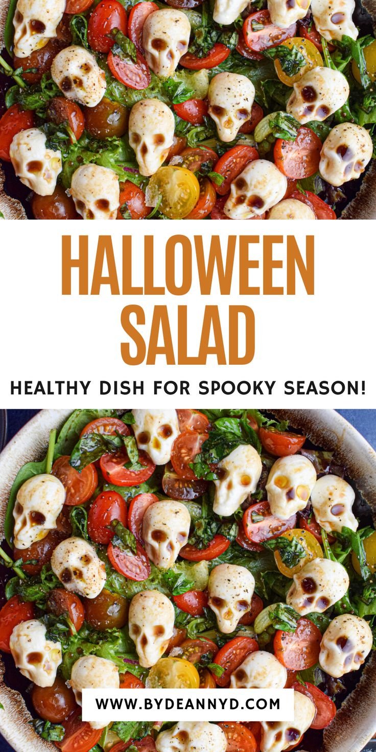 Caprese Inspired Halloween Salad