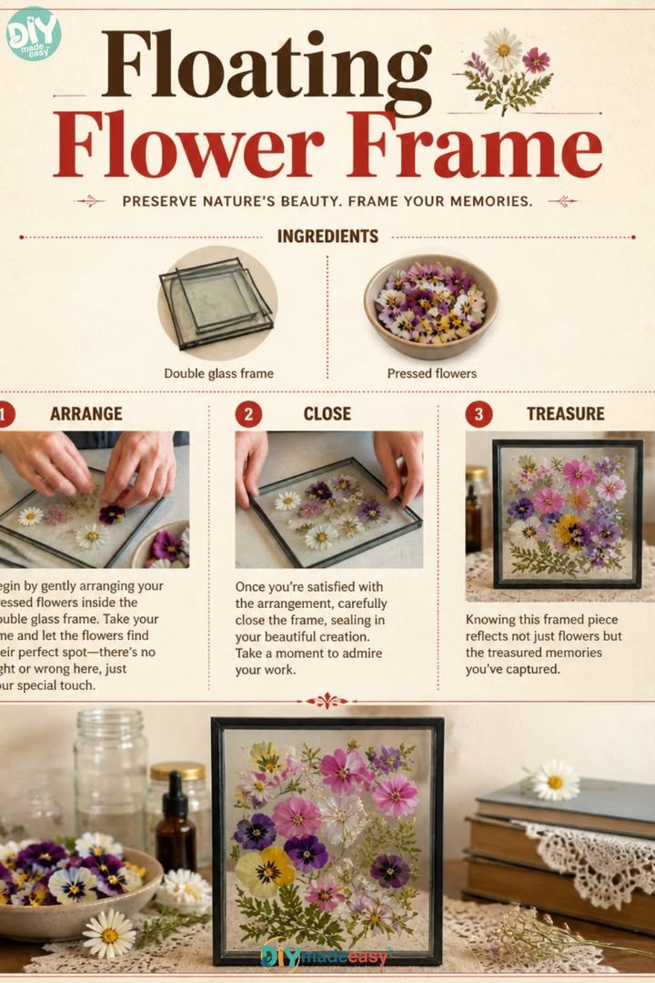 Floating Flower Frame 10 Floating Flower Frame