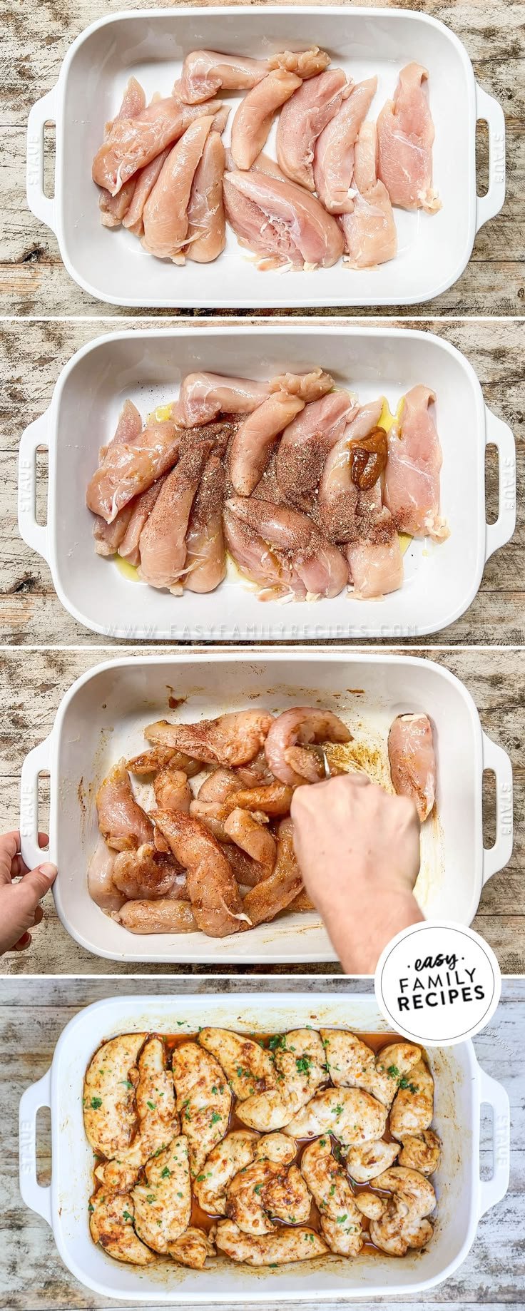 So Tender & Juicy! Oven Baked Chicken Tenders Recipe