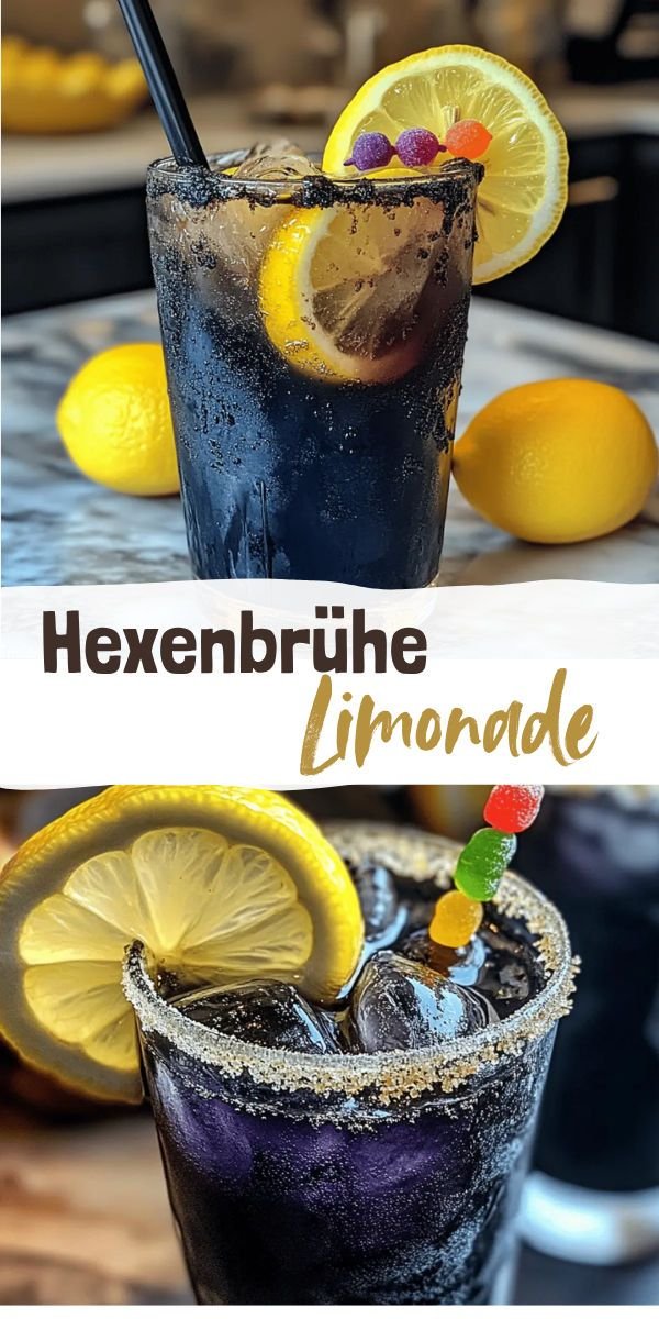 Hexenbrühe Limonade – Partygetränk für Halloween