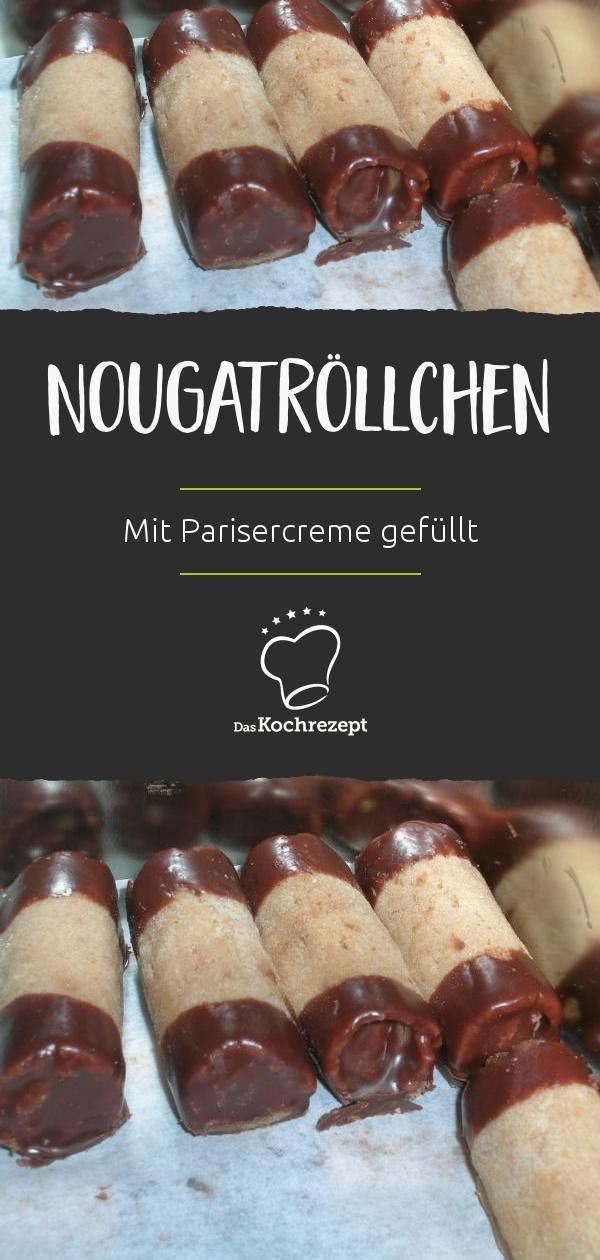 Nougat-Röllchen