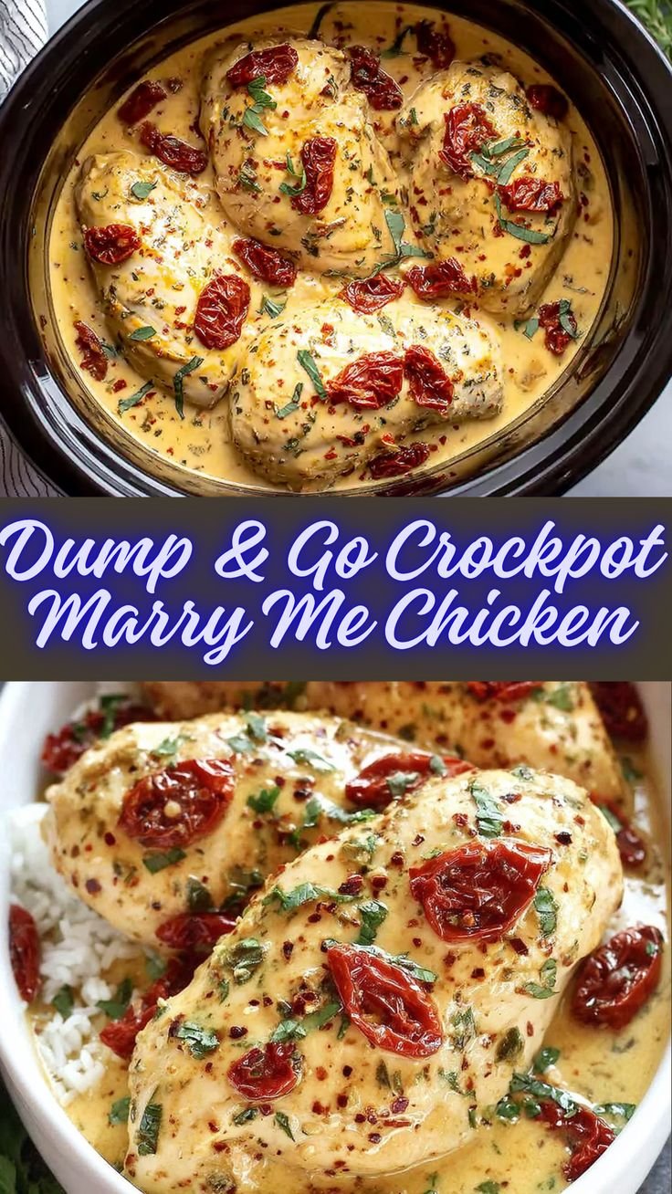 Dump & Go MARRY ME CHICKEN – Creamy, Dreamy, Crockpot Magic!