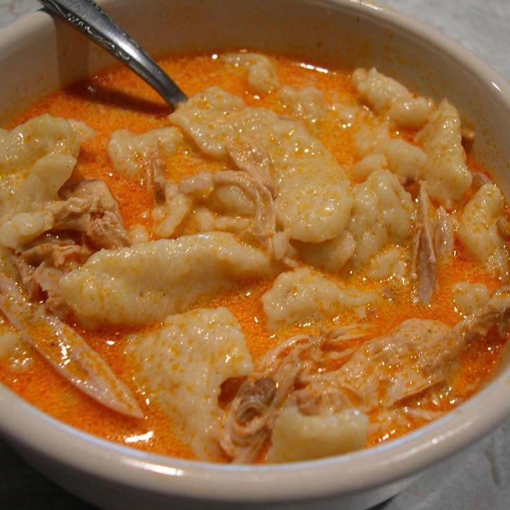 Hungarian Chicken Paprikash (Chicken and Dumplings) | Chicken paprikash with dumplings crockpot, Chicken paprikash recipe with dumplings, European recipes