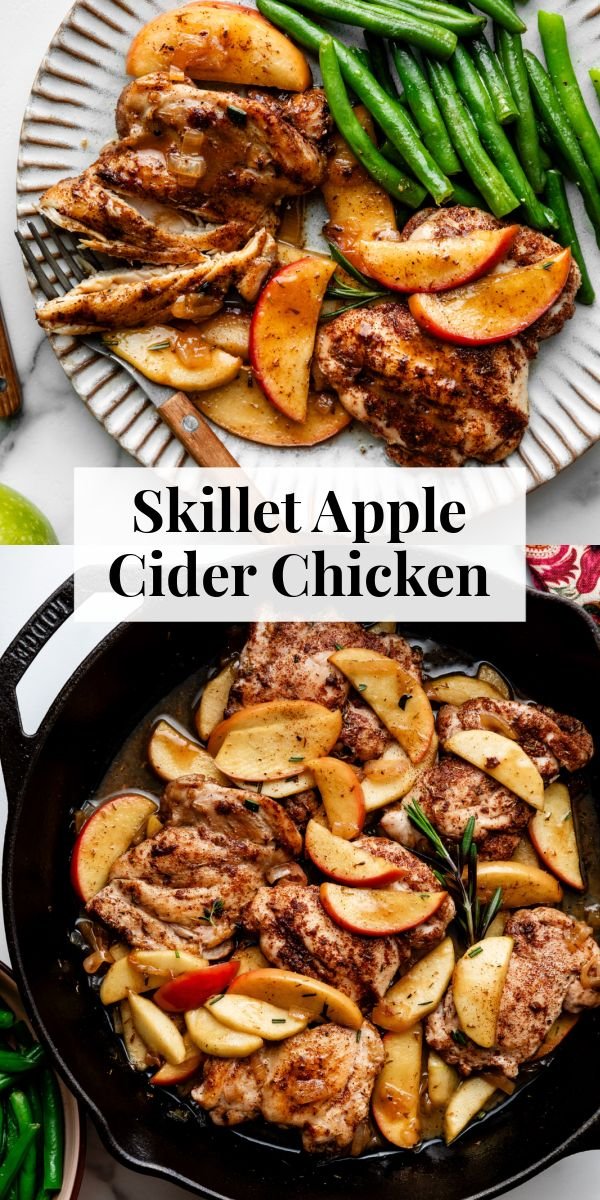 1-Pan Apple Cider Chicken (Quick & Easy)