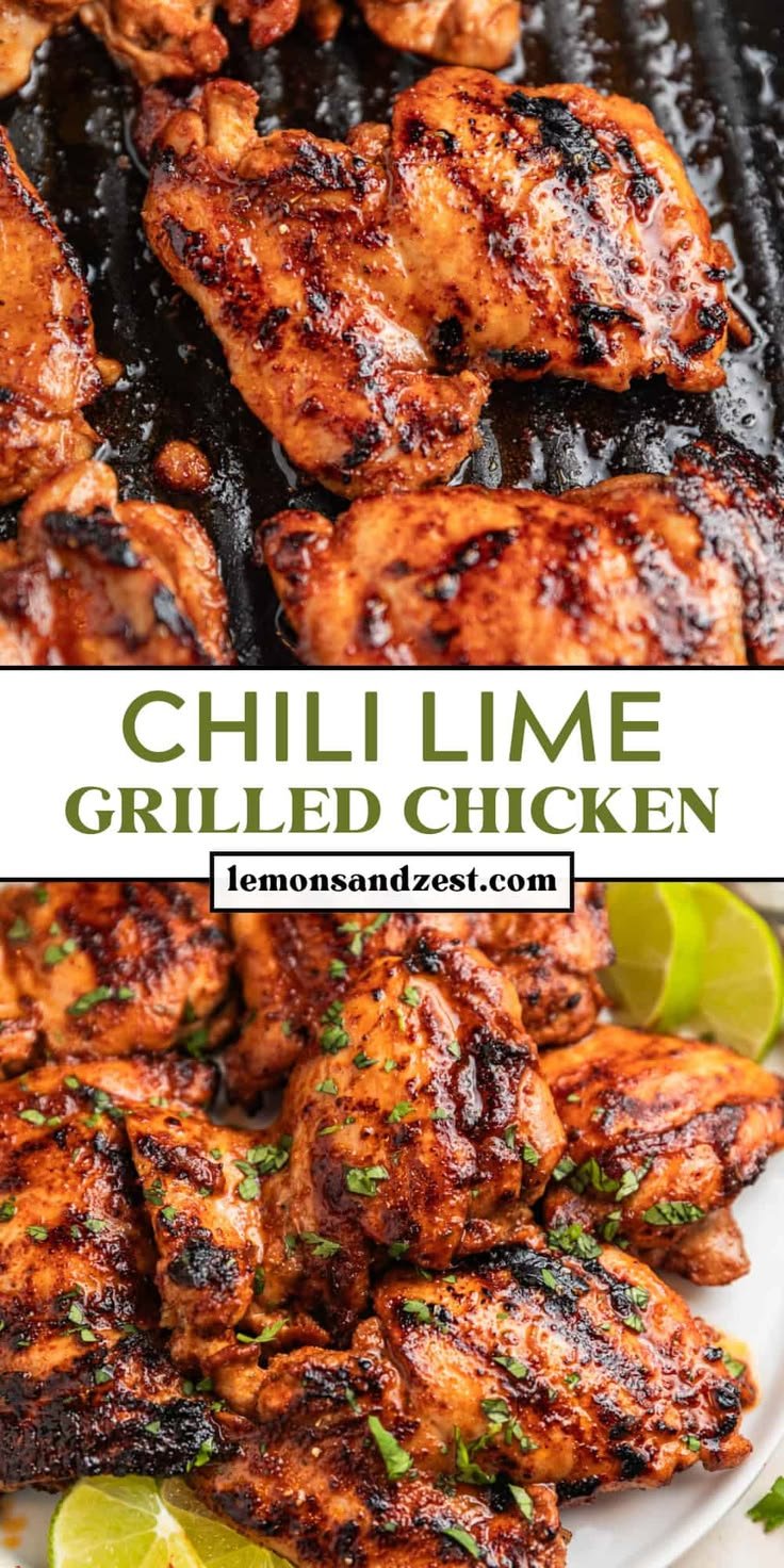 Chili Lime Marinated Grilled Chicken
