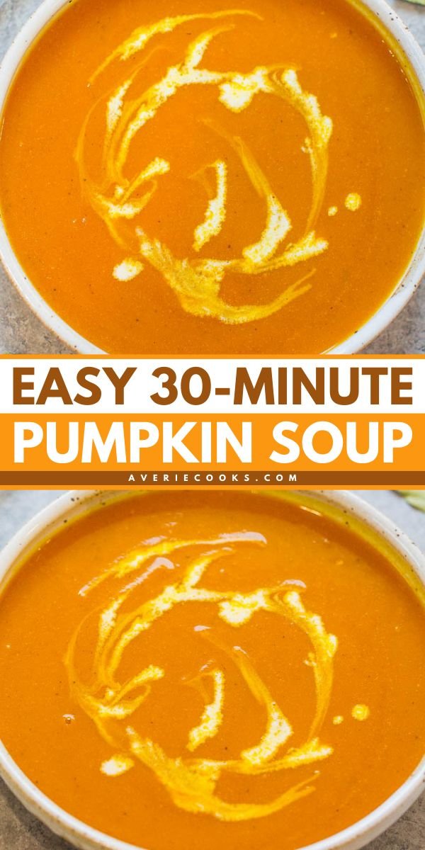 Easy 30-Minute Pumpkin Soup