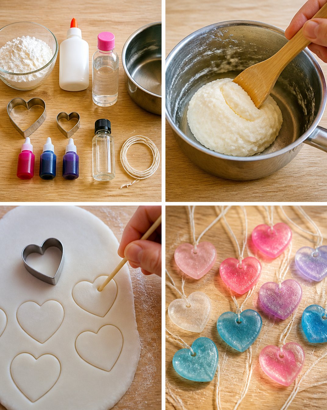 How to Create Transparent Cornstarch Heart Charms: A DIY Tutorial 19 DIY Transparent Cornstarch Heart Charms Tutorial