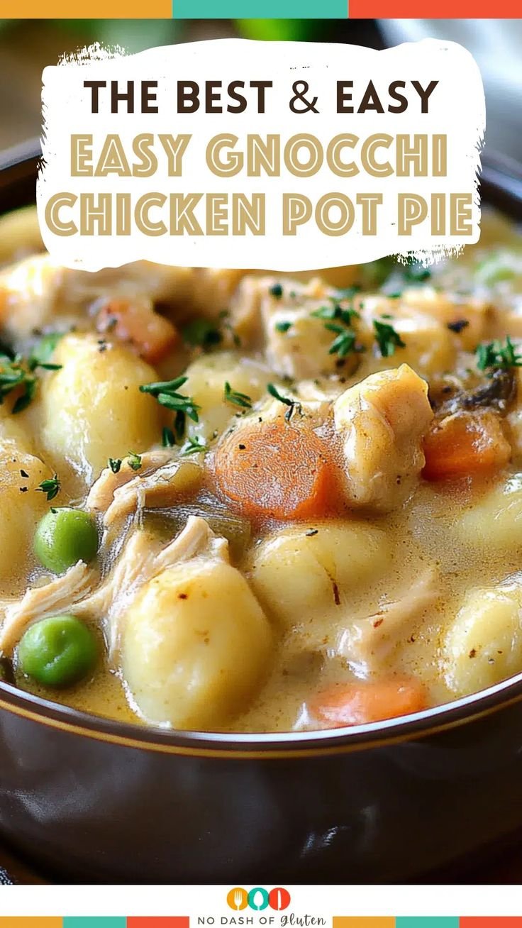 Gnocchi Chicken Pot Pie – Creamy Comfort Food Twist You’ll Want on Repeat