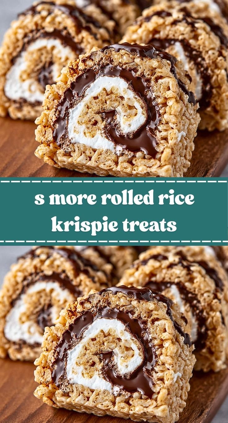 S'mores Rolled Rice Krispies