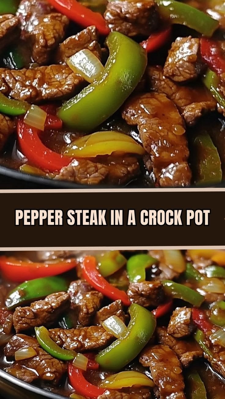 Pepper Steak in a Crock Pot