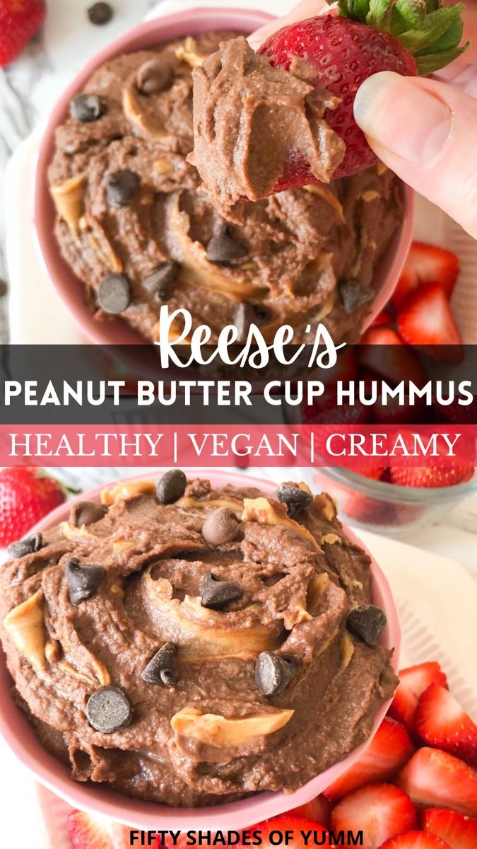 Reece's Peanut Butter Cup Hummus