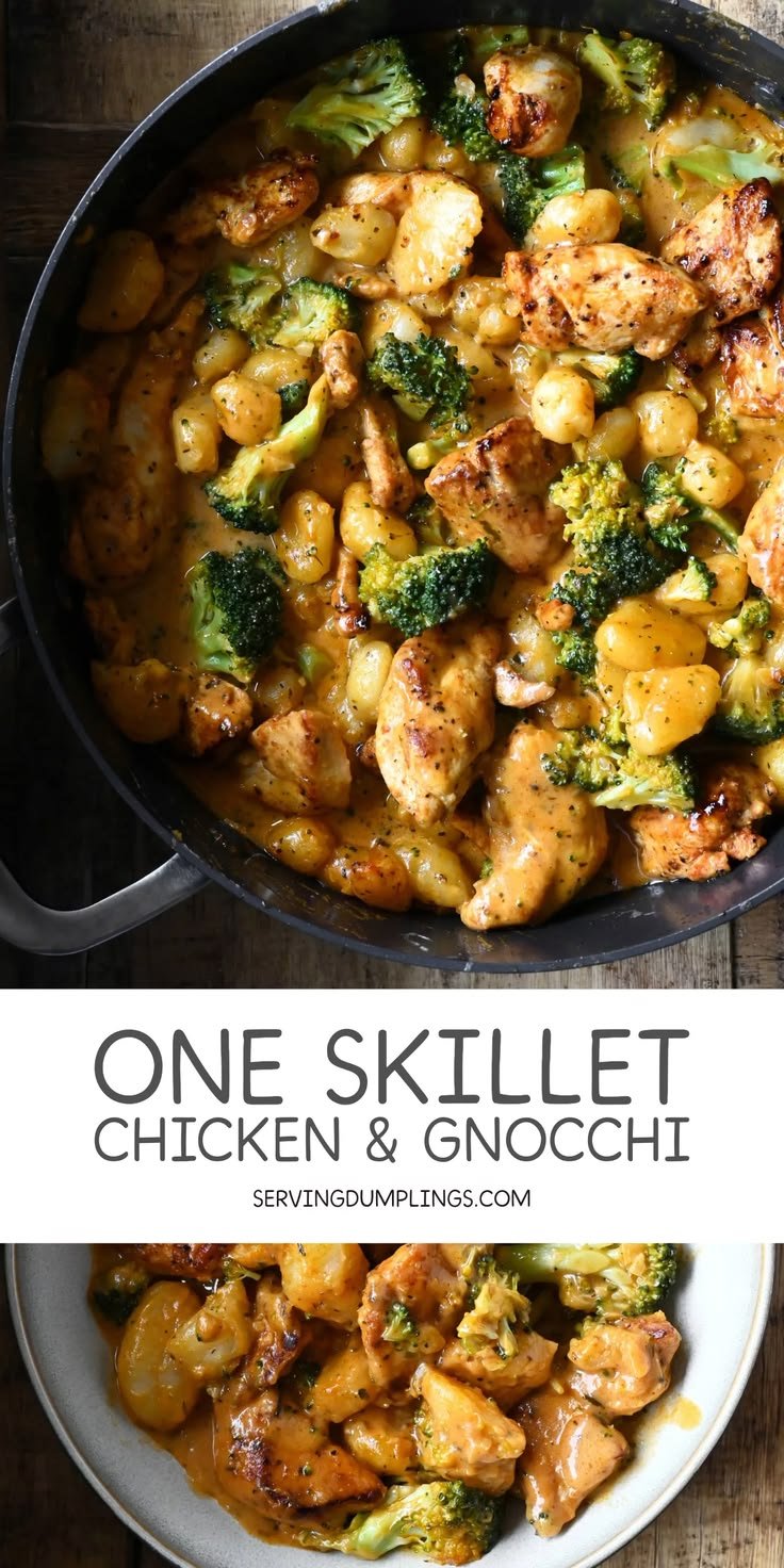 One-Skillet Chicken and Gnocchi