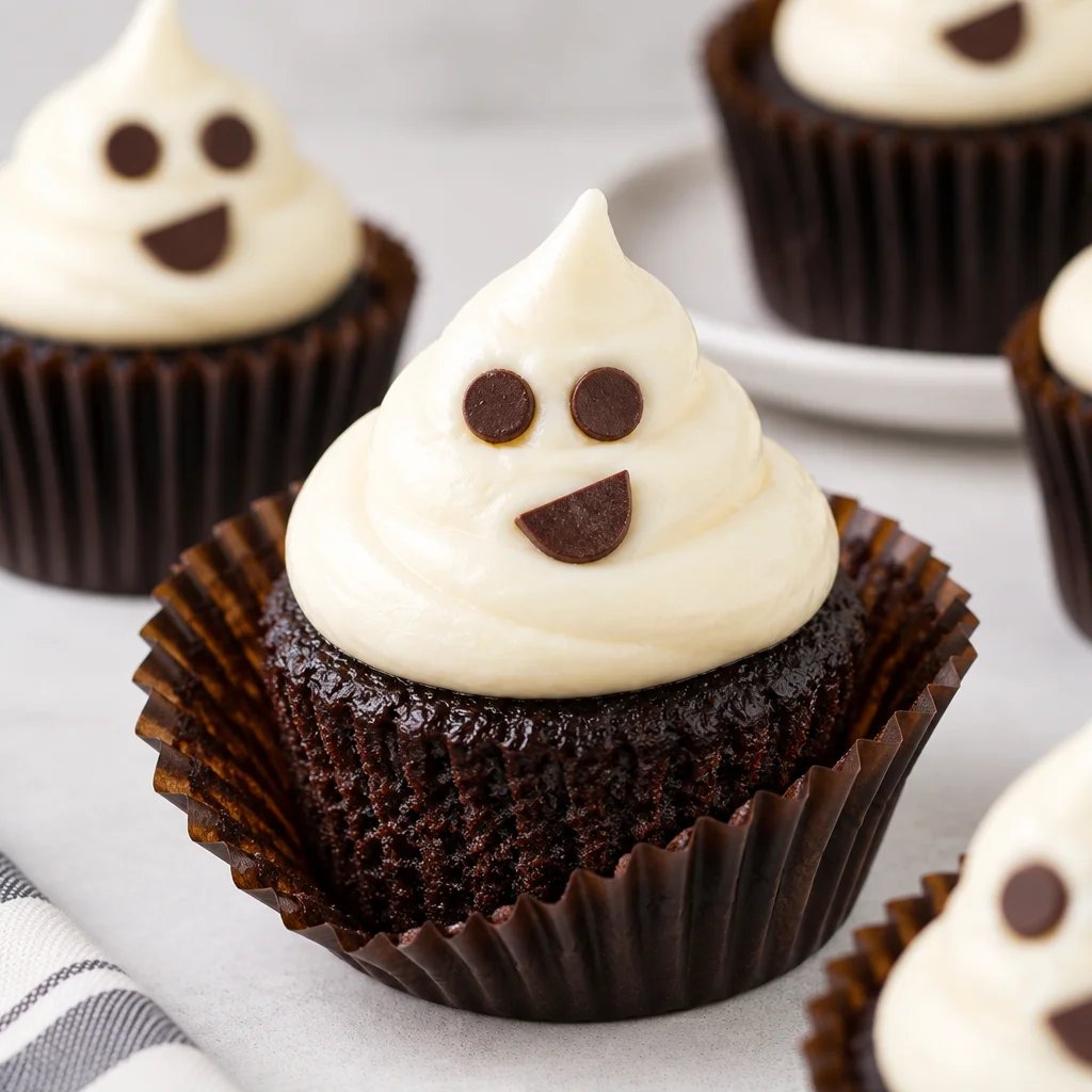 Spooktacular Glutenfreie Ghost Cupcakes