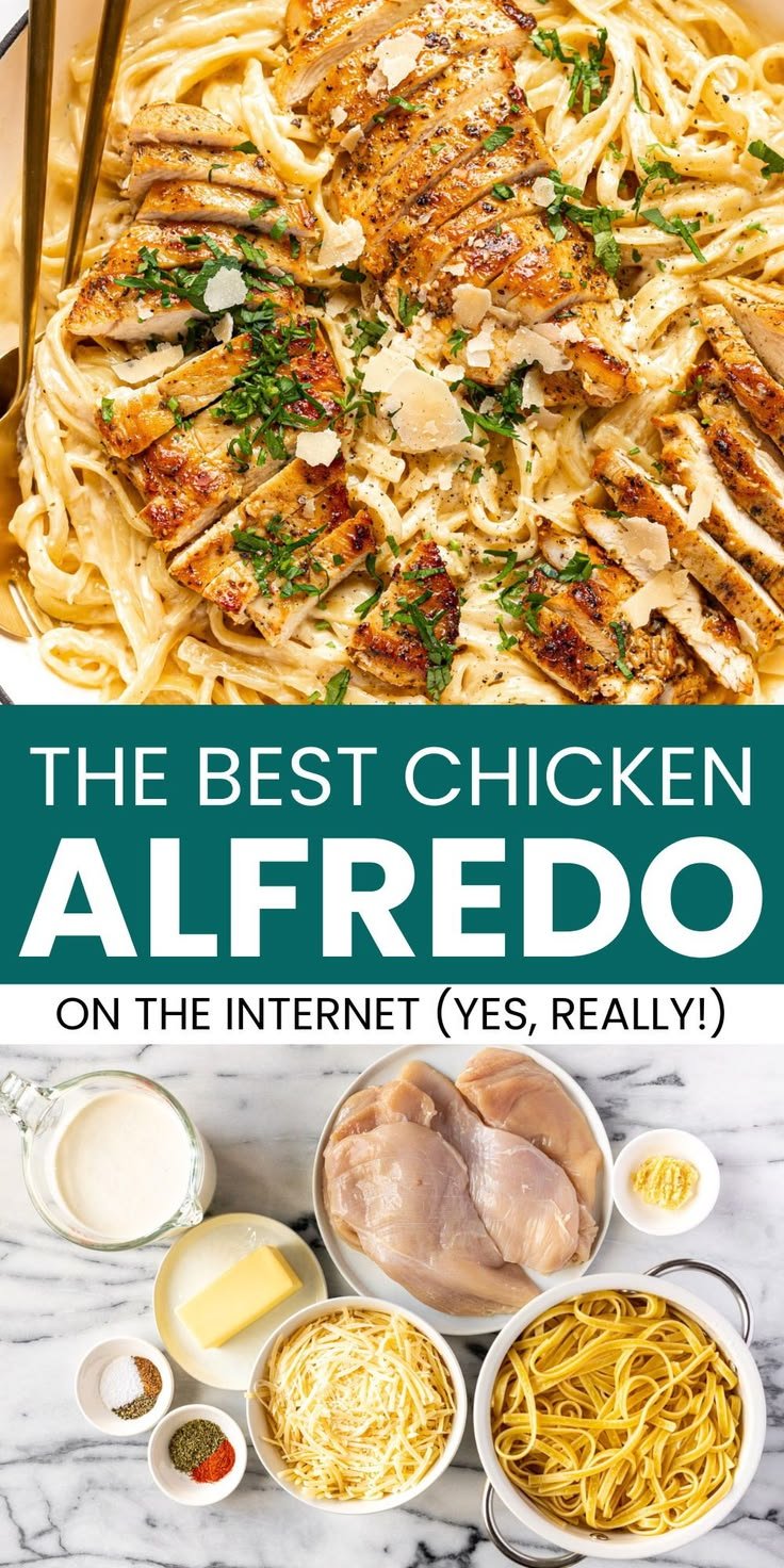 The Easiest Chicken Alfredo Recipe