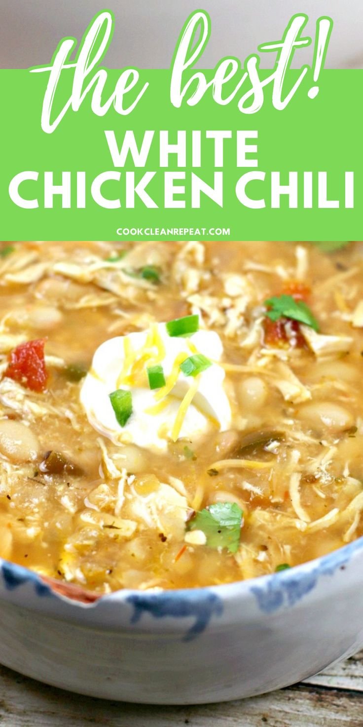 The Best White Chicken Chili