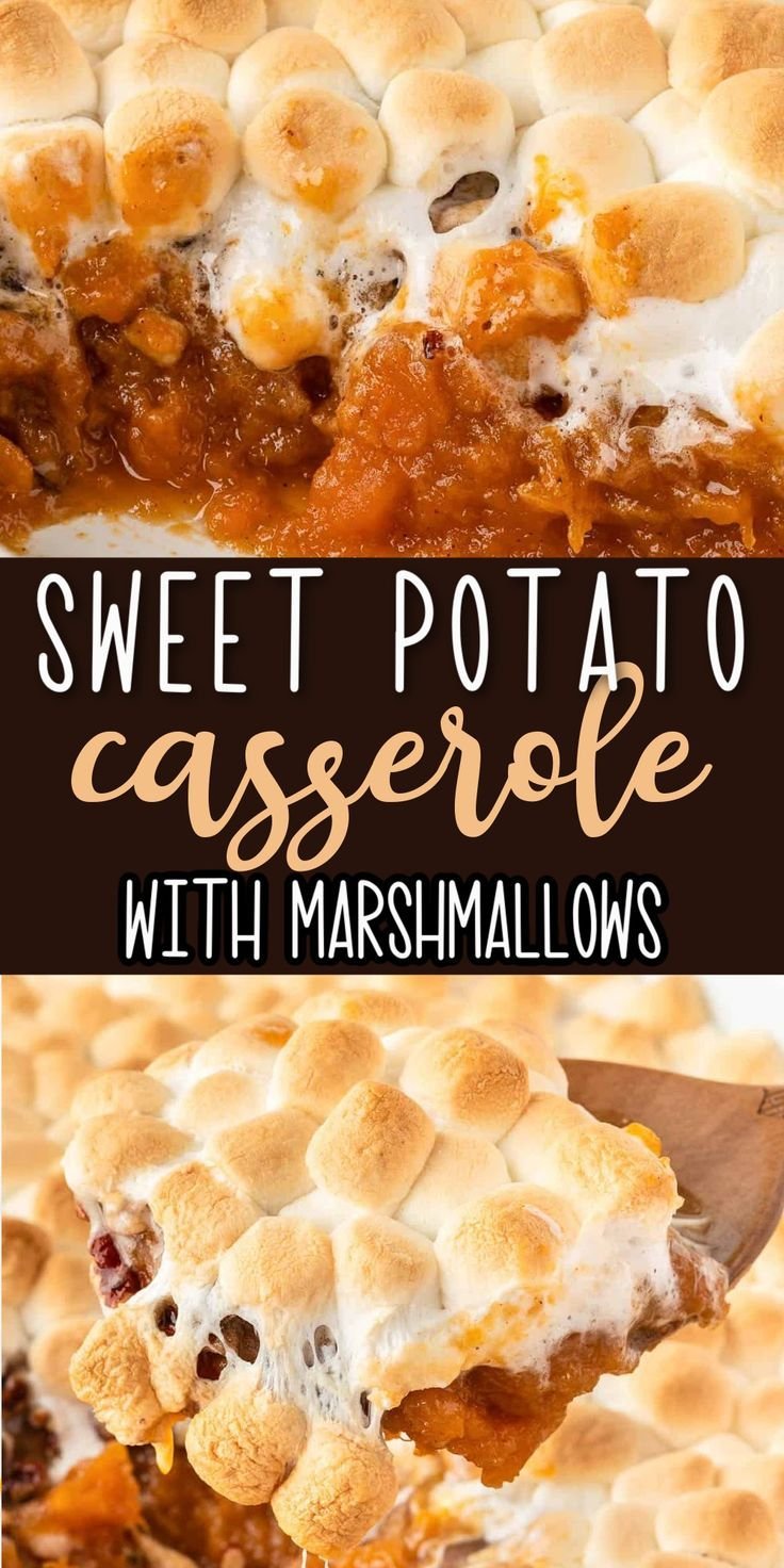 Sweet Potato Casserole with Marshmallows