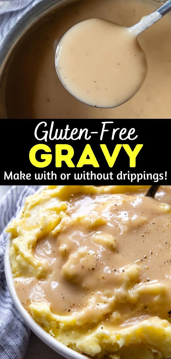Gluten Free Gravy Recipe Variations | Gluten free turkey, Gravy recipe no drippings, Gluten free recipes for dinner