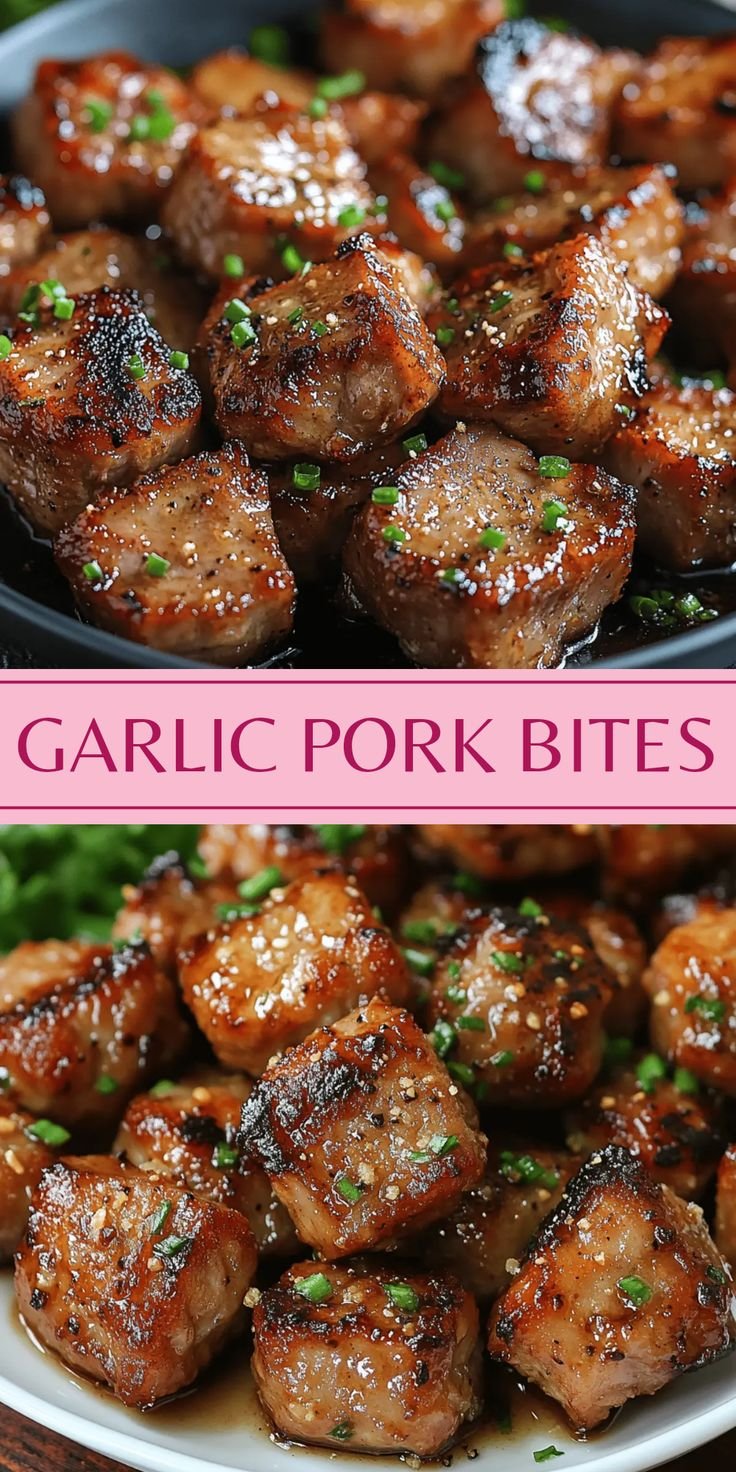 Savory Garlic Pork Bites: An Easy Flavor Explosion