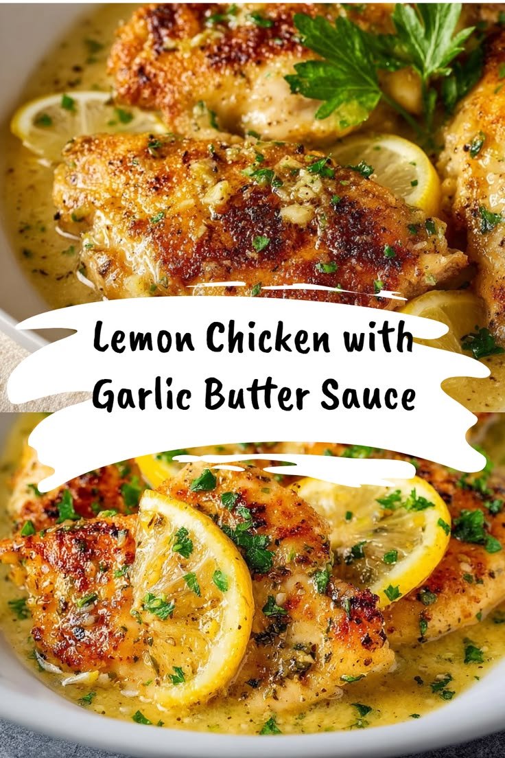 Easy Lemon Garlic Butter Chicken – A Quick One-Pan Meal Your Family Will Love!