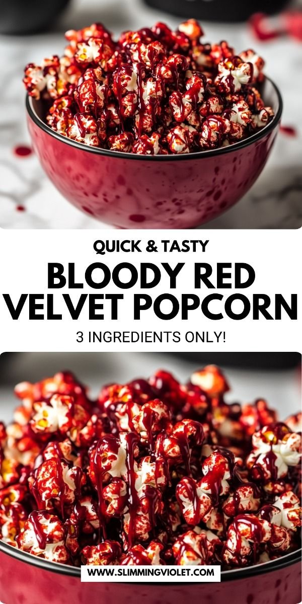 Bloody Red Velvet Popcorn