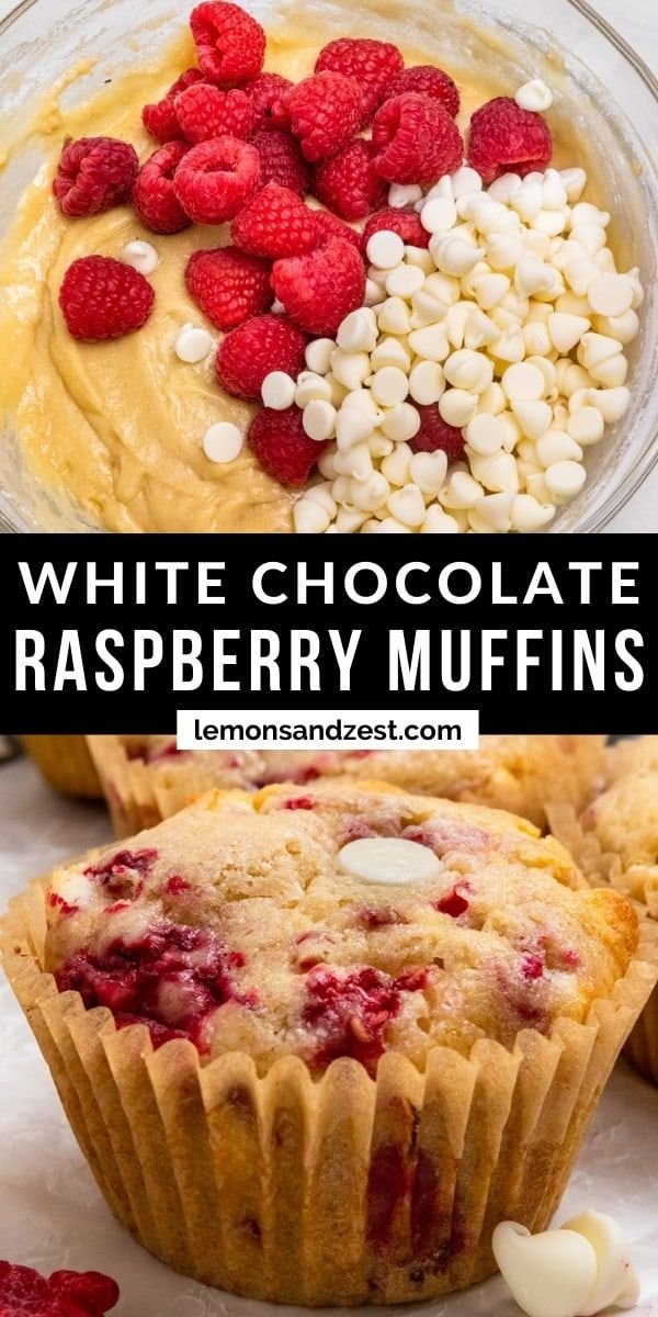 White Chocolate Raspberry Muffins