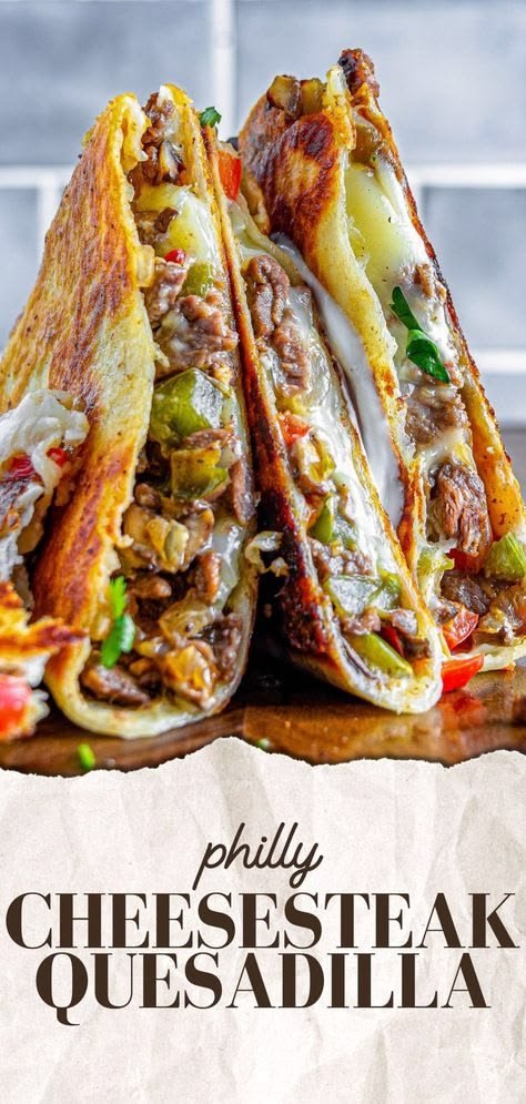 Philly Cheesesteak Quesadilla