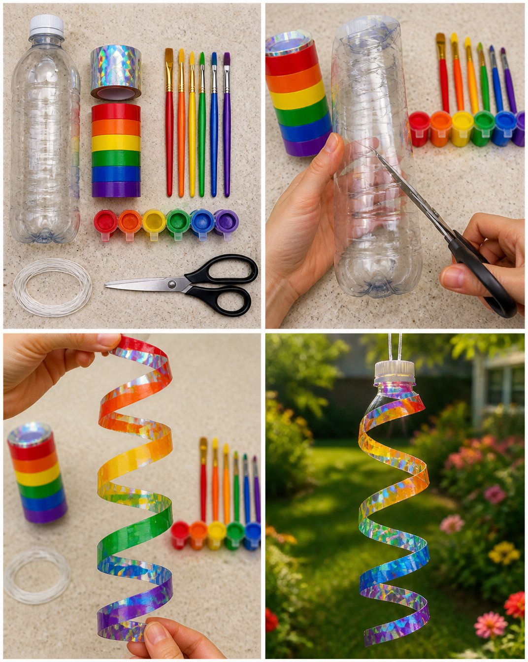 Holographic Rainbow Bottle Spinner 2 🌈 Holographic Rainbow Bottle Spinner ✨