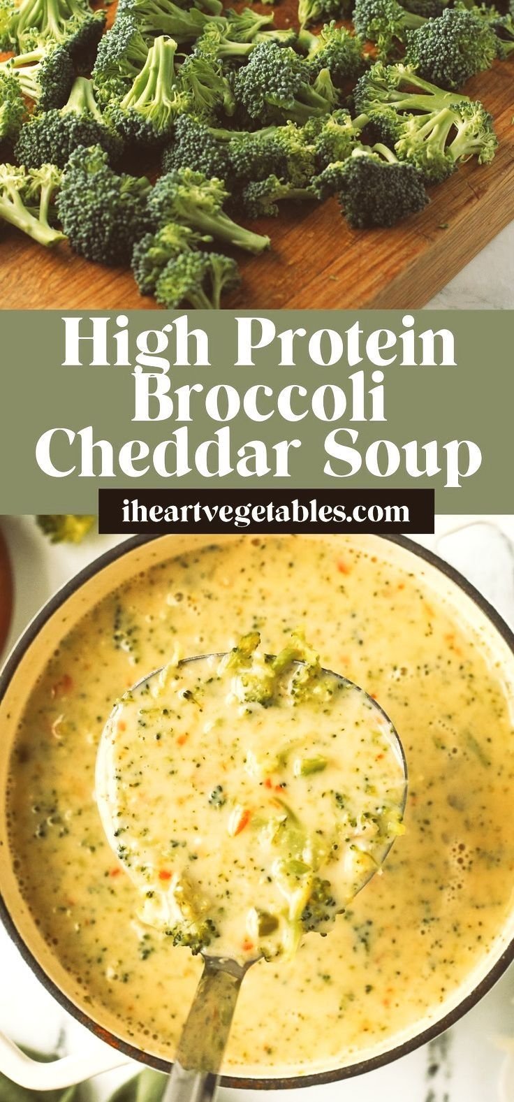 Healthy Broccoli Cheddar Soup