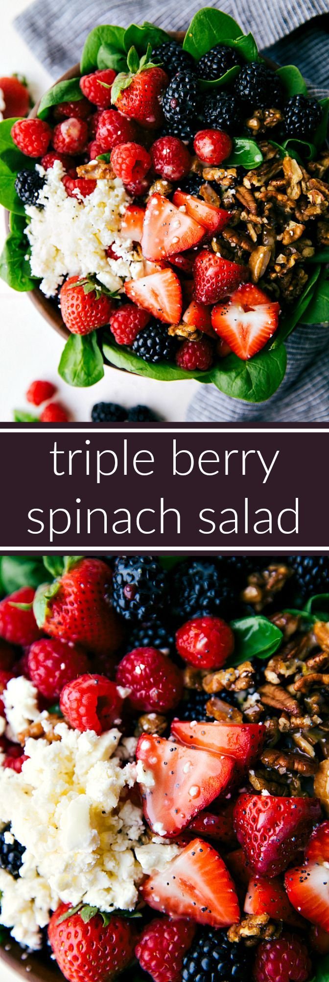 Have you heard about these Best Anti Aging Herbs* No....?? Check here. More | Berry pecan salad, Refreshing spinach berry salad, Spinach berry salad with lemon dressing