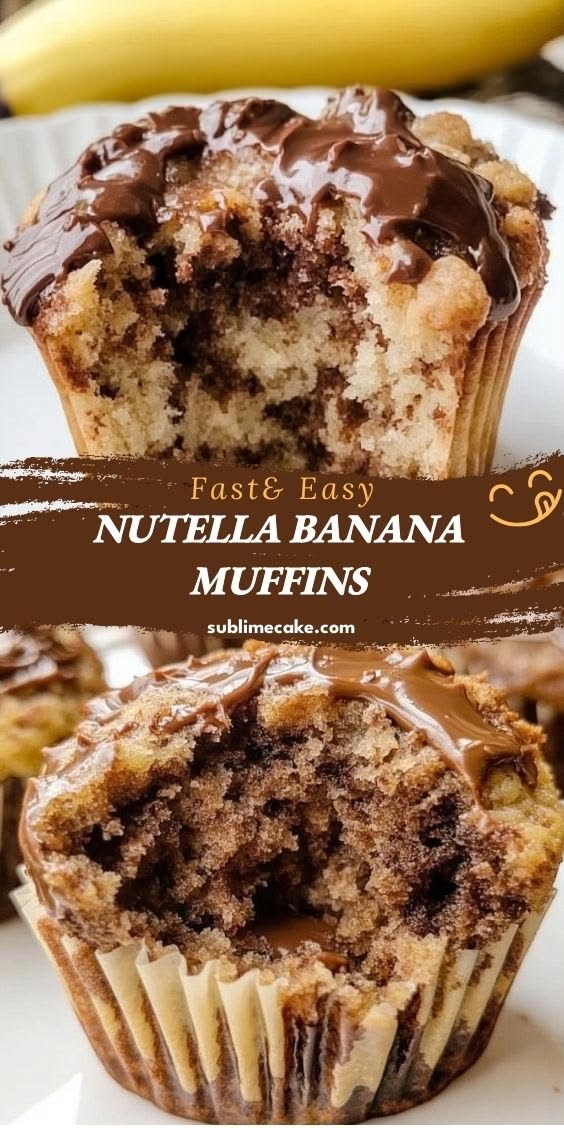 Nutella Banana Muffins