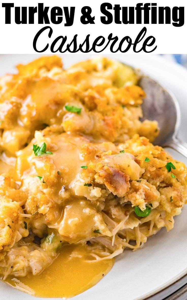 Turkey Stuffing Casserole