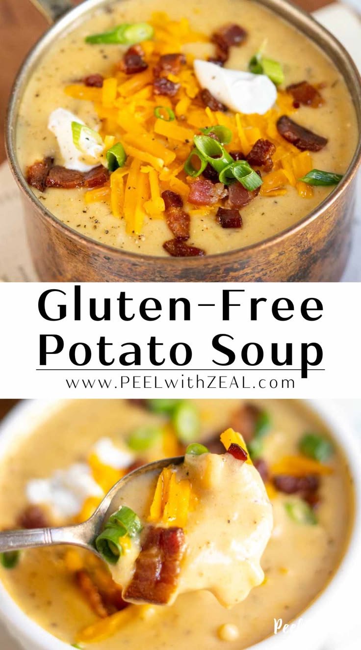 Potato Soup without Flour- Gluten Free Potato Soup Recipe