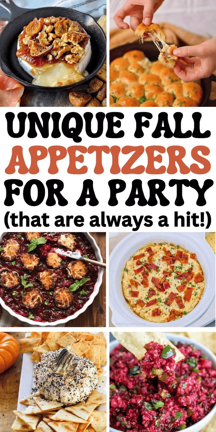 65 Easy Fall Party Appetizers and Dips for a Crowd