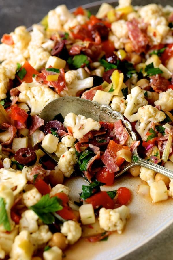 Cauliflower Antipasto Salad